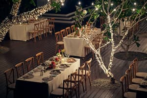 thumbnail: Outdoor wedding area