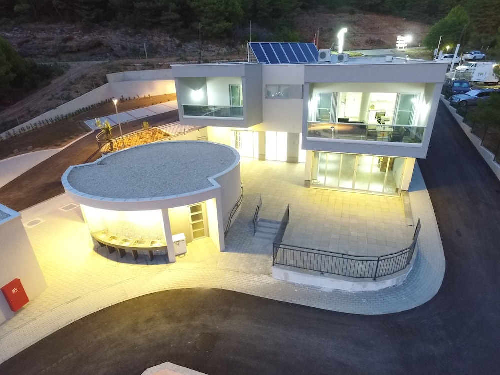Front of property - evening/night