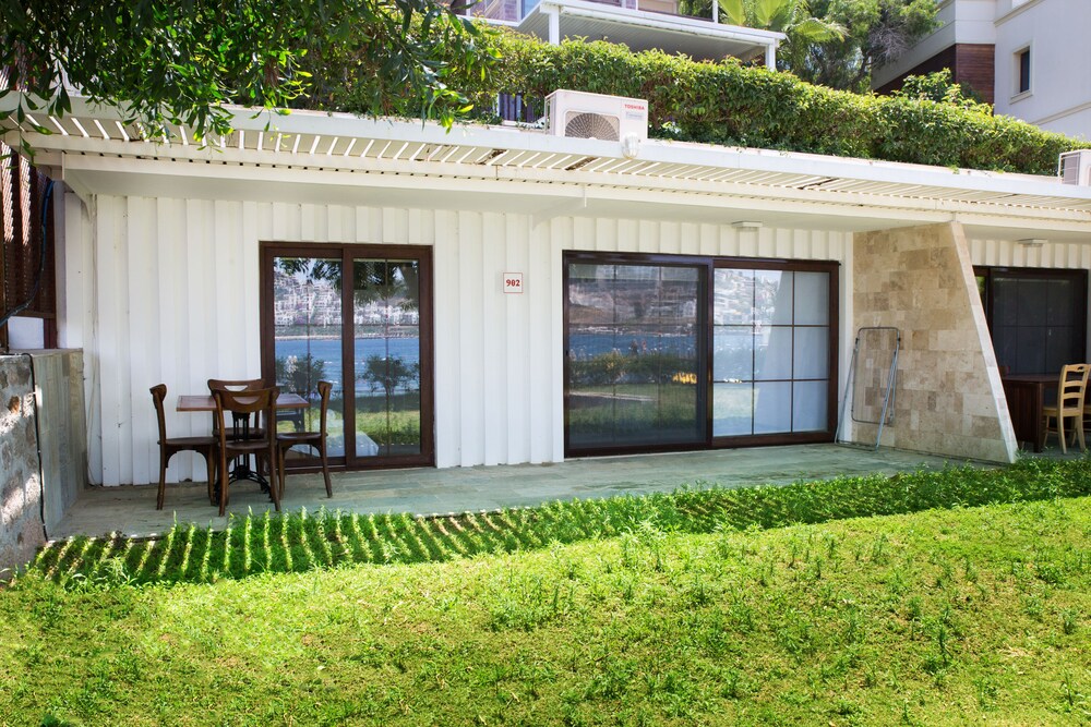 front of property