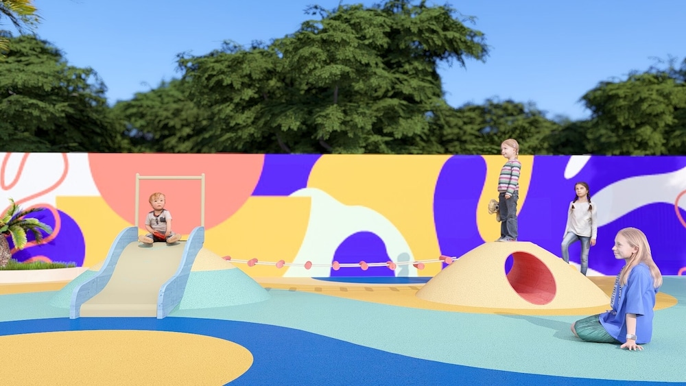 Children's play area - outdoor