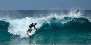 thumbnail: Surfing/boogie boarding