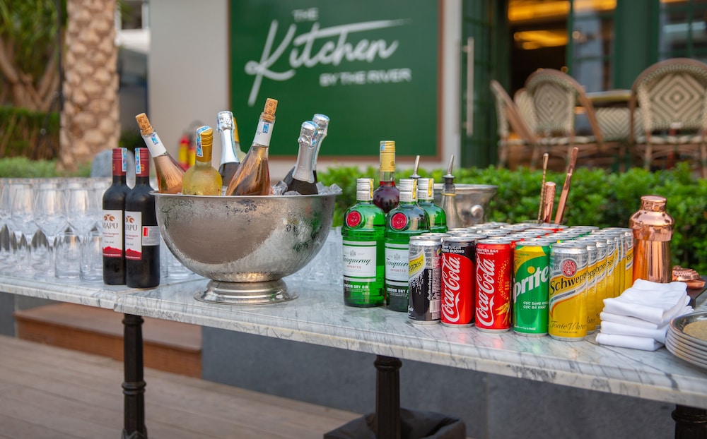 Outdoor wedding area