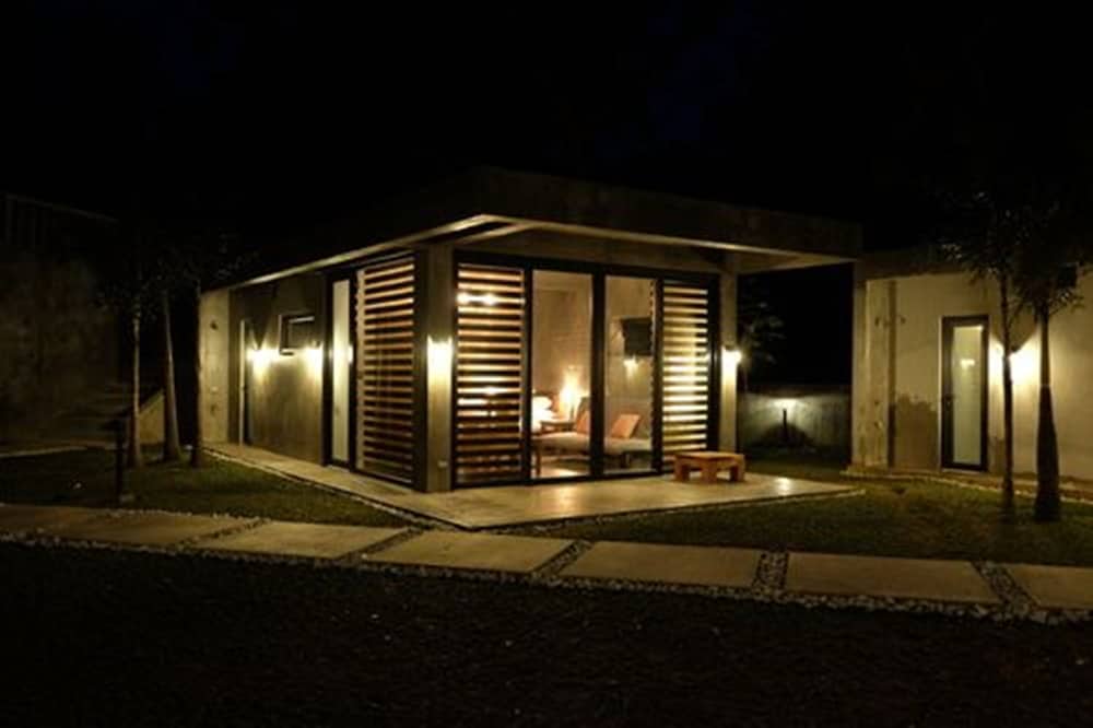 Front of property - evening/night
