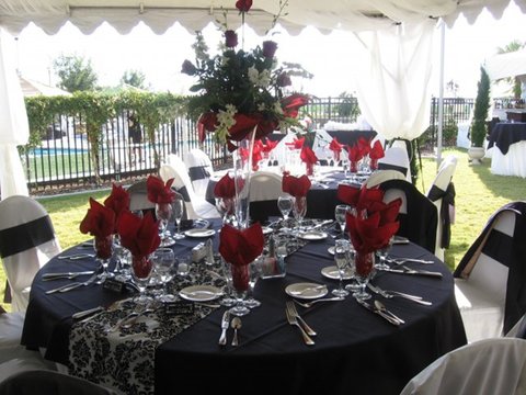 Banquet room setup