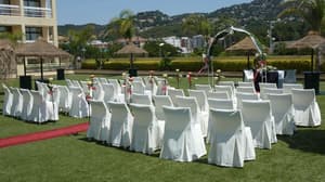 thumbnail: Outdoor wedding area