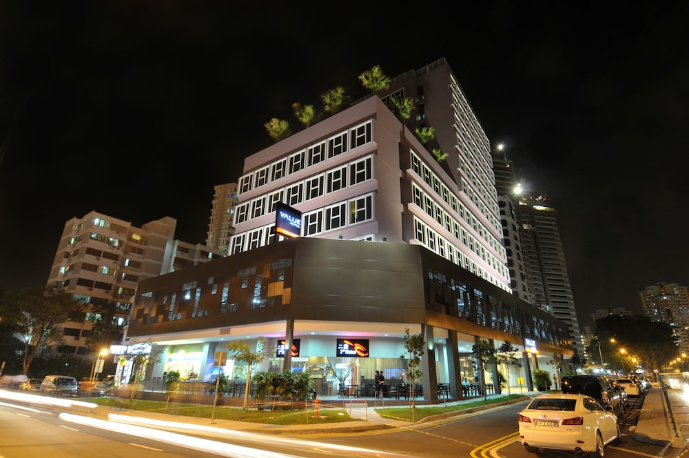 Front of property - evening/night