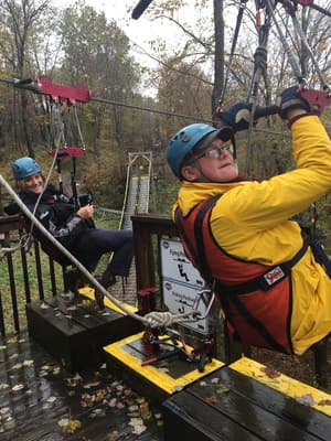 thumbnail: Ziplining