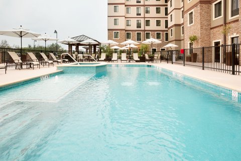 Enjoy the Texas weather by the pool.