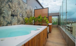 thumbnail: Outdoor spa tub