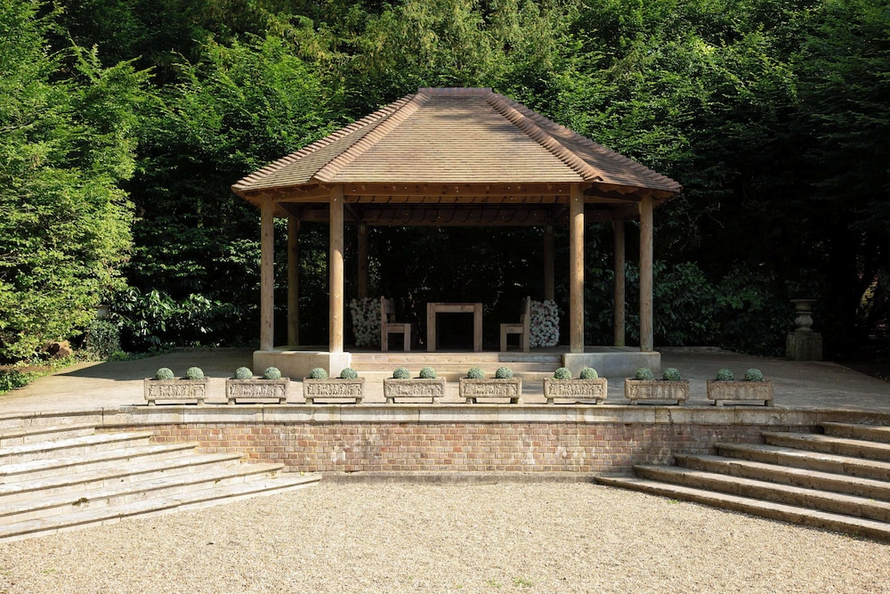 Outdoor wedding area