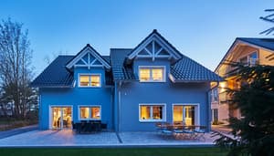 thumbnail: Front of property - evening/night