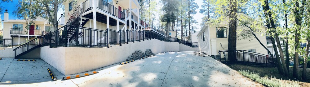 front of property