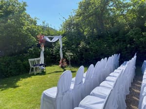thumbnail: Outdoor wedding area