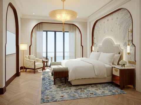 Jumeirah Zabeel Saray Suites Two Bedroom Ocean Skyline Suite King Bedroom