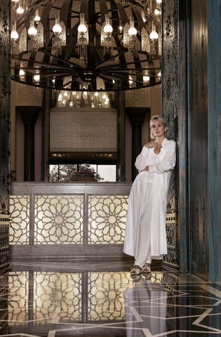Jumeirah Zabeel Saray Lifestyle Talise Ottoman Spa Door Lady