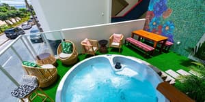 thumbnail: Outdoor spa tub