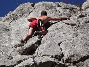 thumbnail: Outdoor rock climbing