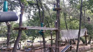 thumbnail: Ropes course (team building)