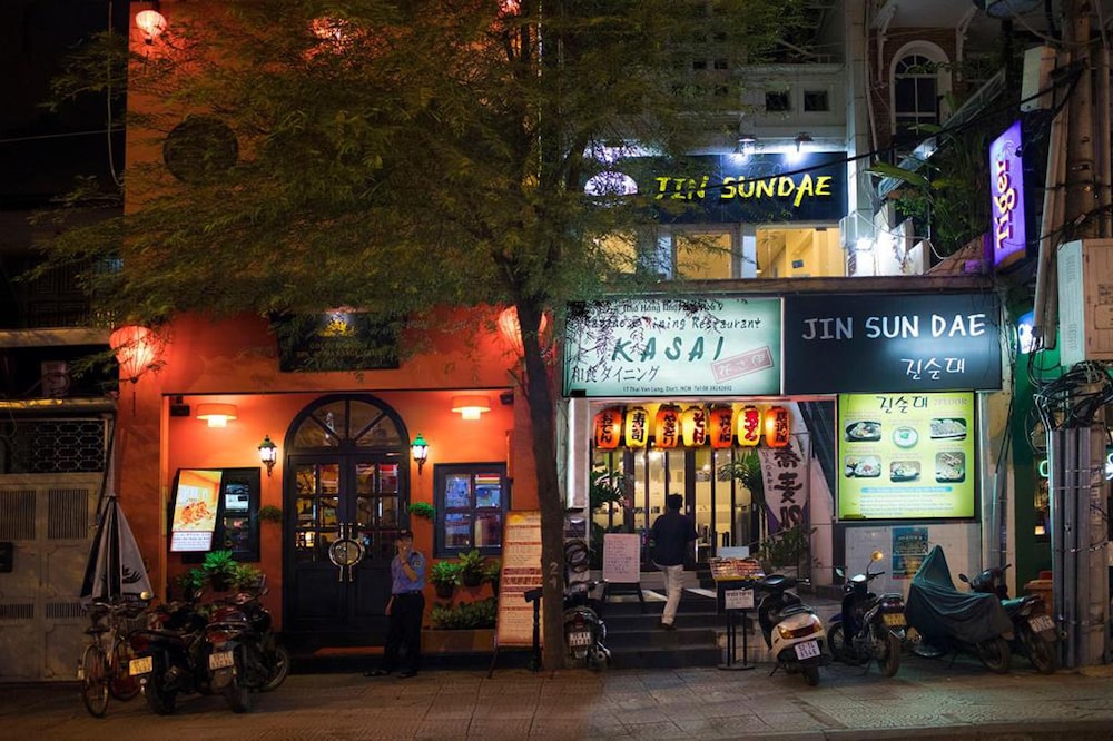Front of property - evening/night
