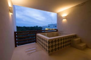 thumbnail: Outdoor spa tub