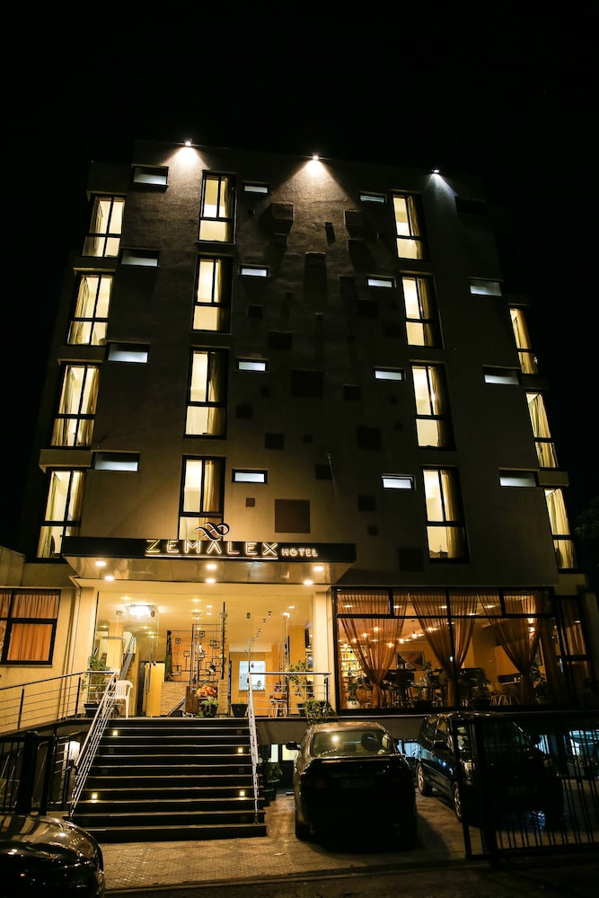 Front of property - evening/night