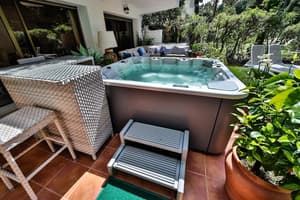 thumbnail: Outdoor spa tub