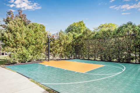 Outside Basketball Court