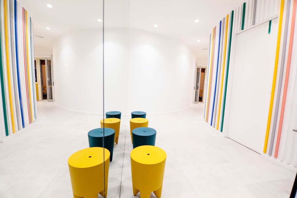 Interior entrance