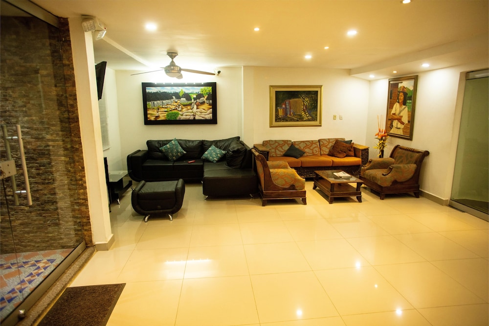 Lobby sitting area