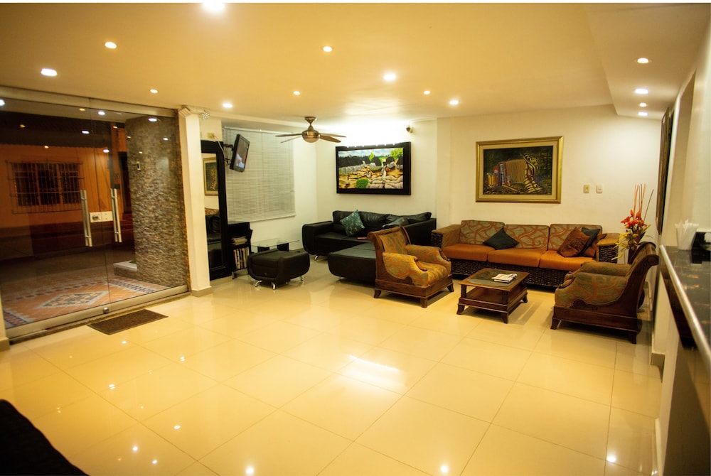 Lobby sitting area