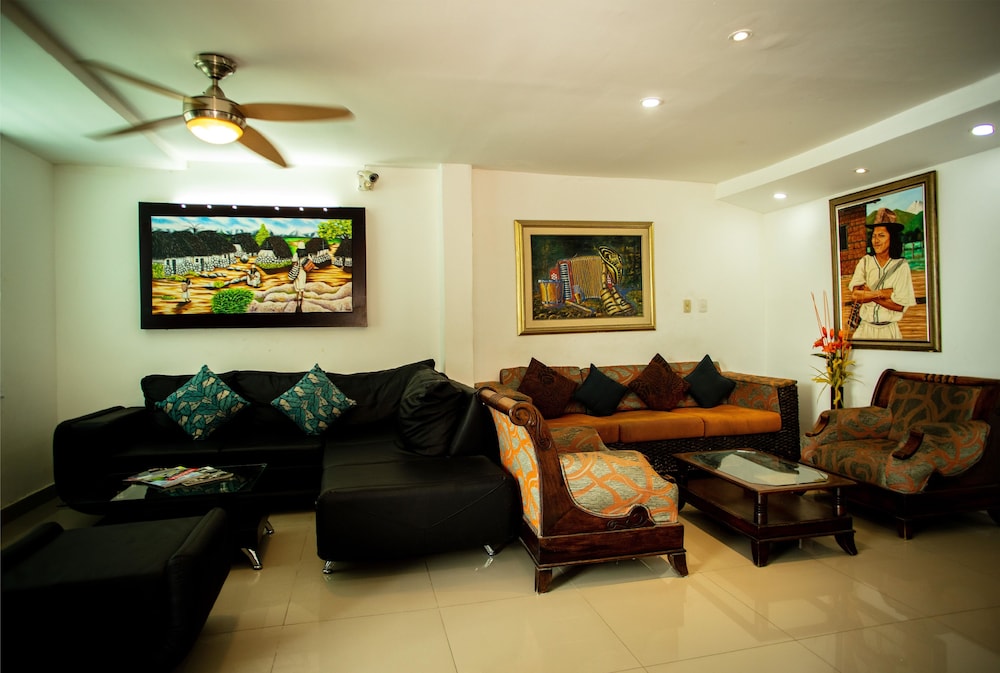 Lobby sitting area