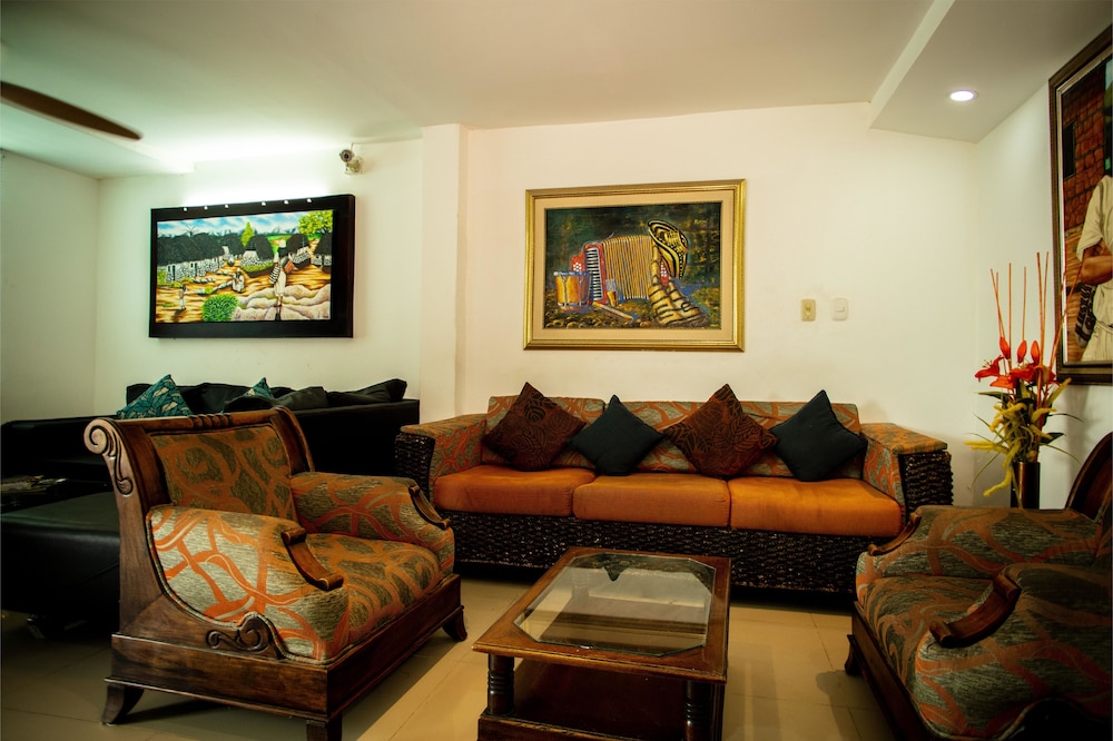 Lobby sitting area