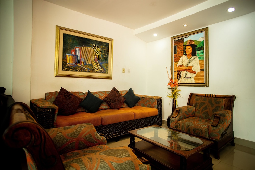 Lobby sitting area