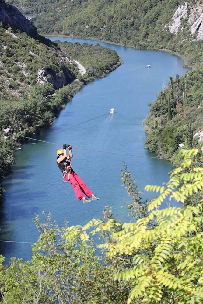 Ziplining
