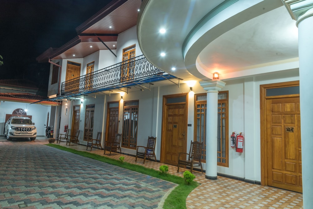 Front of property - evening/night