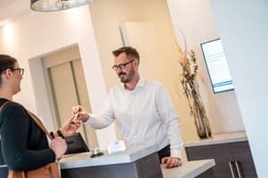 thumbnail: Check-in/check-out kiosk