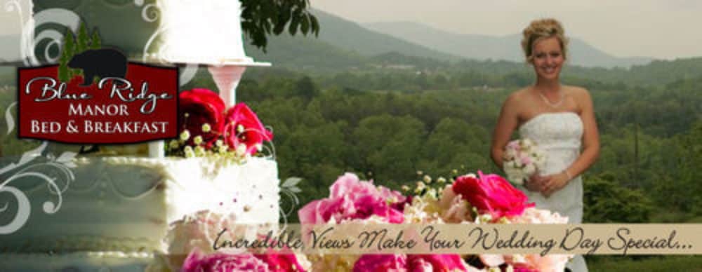 Outdoor wedding area