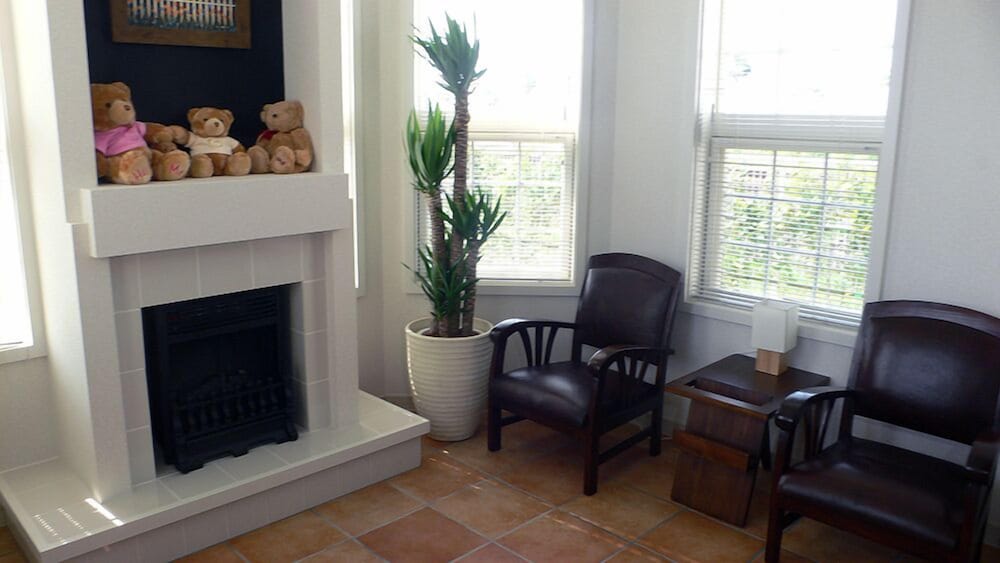 Lobby sitting area
