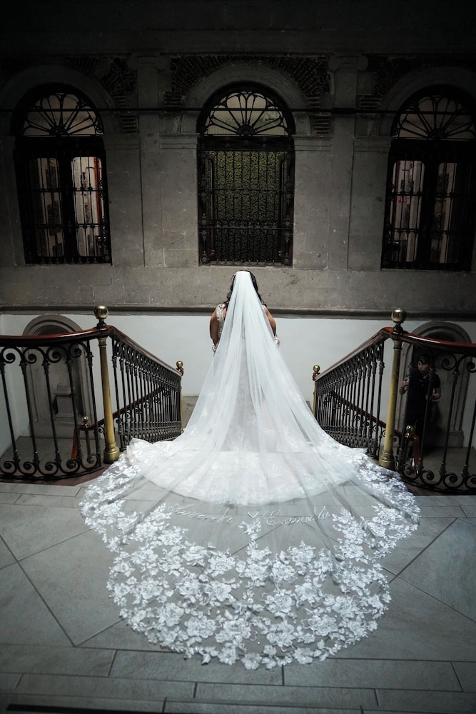 Outdoor wedding area
