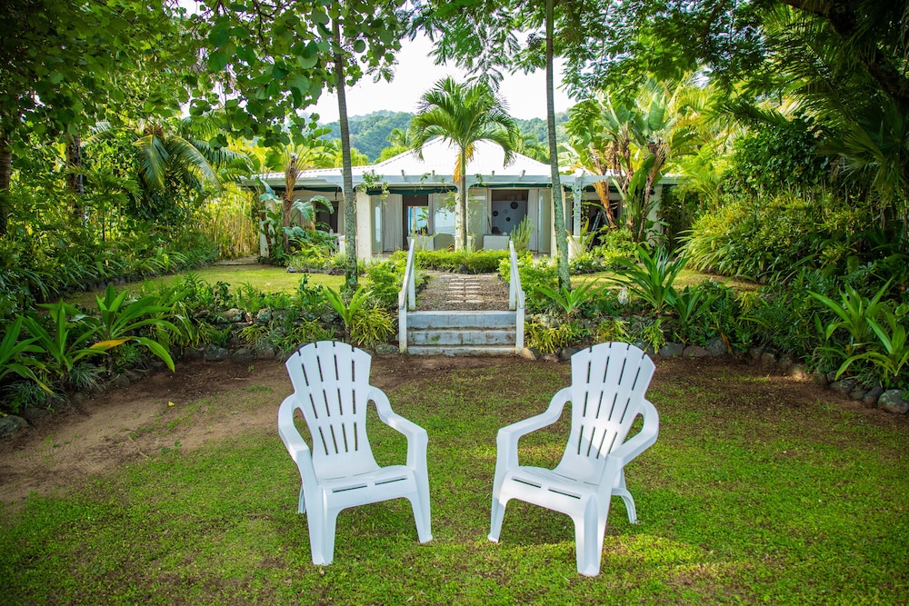 Outdoor wedding area