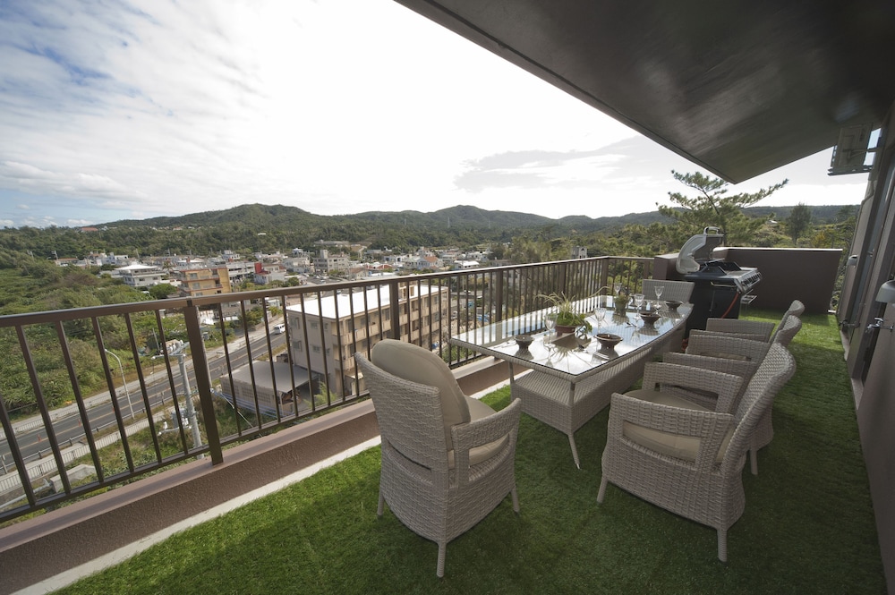 Outdoor wedding area