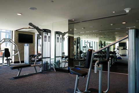 24/7 fitness center available with all Technogym machines