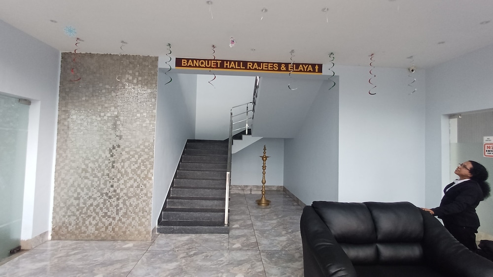 Outdoor banquet area