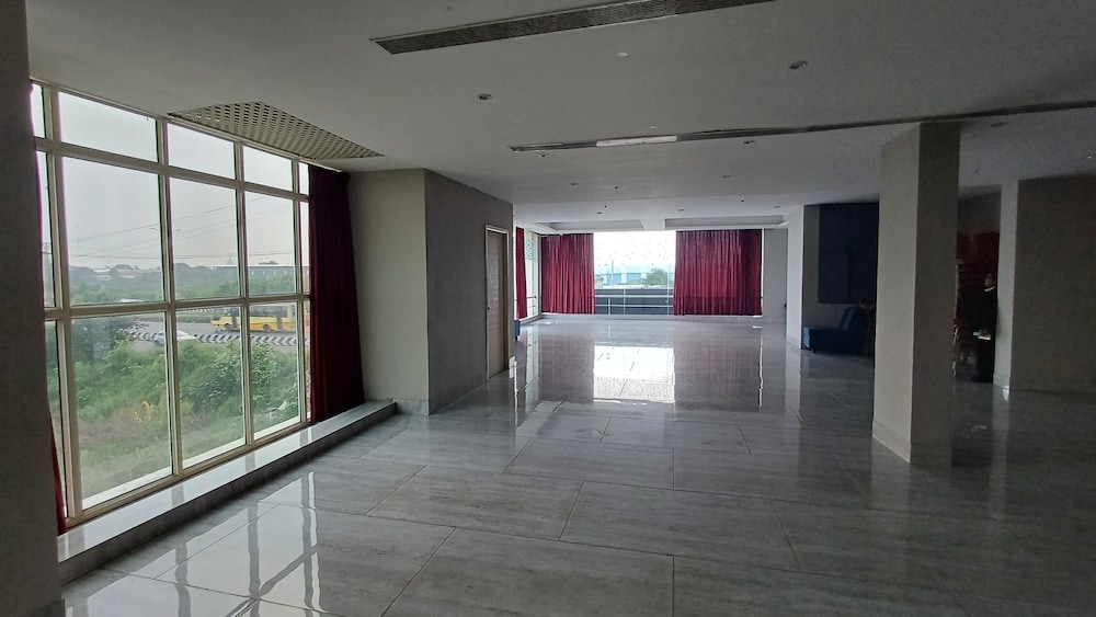 Outdoor banquet area