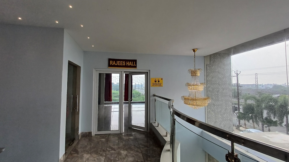 Outdoor banquet area