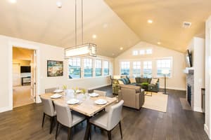 thumbnail: open dining and living space