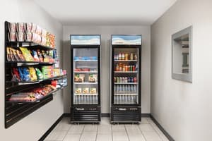 thumbnail: Visit the Garner Shop to grab snacks and drinks for purchase 24/7.