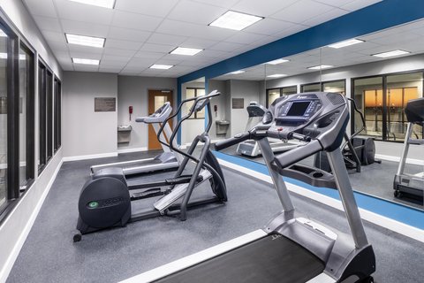 Work up a sweat in the fitness center.