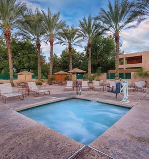 thumbnail: Outdoor spa tub