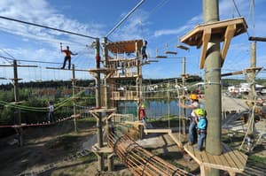 thumbnail: Ropes course (team building)